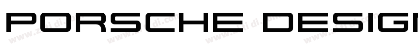 Porsche Design Font Regular字体转换